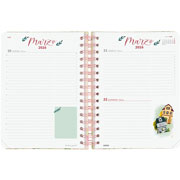 Foto de Agenda Juvenil Finocam Flower Rosa 18X22Cm Día Por Página 26 