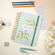 Foto de Agenda Juvenil Finocam Flower Verde 18X22Cm Día Por Página 26 