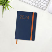 Foto de Agenda juvenil Finocam Lisa 12X17cm Azul 