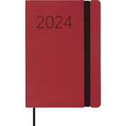 Foto de Agenda juvenil Finocam Lisa 12X17cm Rojo 