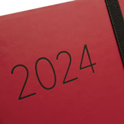 Foto de Agenda juvenil Finocam Lisa 12X17cm Rojo 