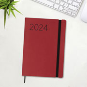 Foto de Agenda juvenil Finocam Lisa 15X21cm Rojo 