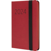 Foto de Agenda juvenil Finocam Lisa 9X13cm Rojo 