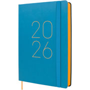 Foto de Agenda Juvenil Finocam Lisa Azul 15X21Cm Día Por Página 26 