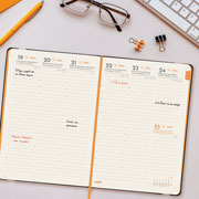 Foto de Agenda Juvenil Finocam Lisa Azul 15X21Cm Semana A La Vista Vertical 26 