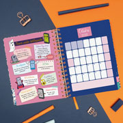 Foto de Agenda Juvenil Finocam Talkual Aqui 18X22Cm Semana A La Vista Horizontal 26 