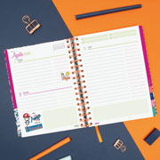 Foto de Agenda Juvenil Finocam Talkual Aqui 19X22Cm Día Por Página 26 