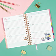 Foto de Agenda Juvenil Finocam Talkual Oro 18X22Cm Semana A La Vista Horizontal 26 