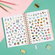 Foto de Agenda Juvenil Finocam Talkual Oro 18X22Cm Semana A La Vista Horizontal 26 