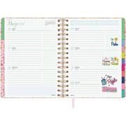 Foto de Agenda Juvenil Finocam Talkual Oro 18X22Cm Semana A La Vista Horizontal 26 