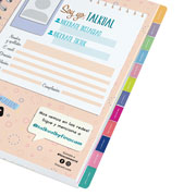 Foto de Agenda Juvenil Finocam Talkual Oro 18X22Cm Semana A La Vista Horizontal 26 