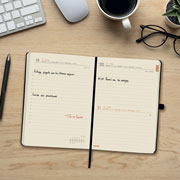 Foto de Agenda juvenil Finocam Textura 12X17cm Negro 