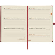 Foto de Agenda juvenil Finocam Textura Rojo 