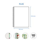 Foto de Agenda Juvenil Miquelrius Plus W-O Jardin 15.5 x 21.3 cm Día por Página 