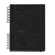 Foto de Agenda Juvenil Miquelrius Plus W-O Negro S 21.8 x 16.4 cm Día por Página 