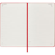 Foto de Agenda Juvenil Moleskine Pasta Dura 13x21cm Rojo Día Por Pagina 