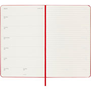 Foto de Agenda juvenil Moleskine pasta dura 13X21cm rojo 
