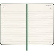 Foto de Agenda Juvenil Moleskine Pasta Dura 9x14cm Verde Mirto Día Por Pagina 