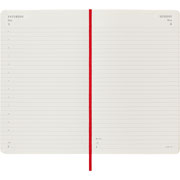 Foto de Agenda Juvenil Moleskine Pasta Suave 13x21cm Rojo Día Por Pagina 