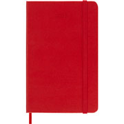 Foto de Agenda Juvenil Moleskine Pasta Suave 13x21cm Rojo Semana A La Vista 