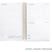 Foto de Agenda Juvenil Mqr 18x14cm Dia Por Pagina Fan Garden 2025 