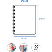 Foto de Agenda Juvenil Mqr Plus 22x17cm Semana A La Vista Bright Red 2025 