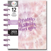 Foto de Agenda juvenil The Happy Planner 12M 23x24cm Tie Dye Fitness 