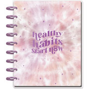 Foto de Agenda juvenil The Happy Planner 12M 23x24cm Tie Dye Fitness 