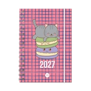 Foto de Agenda Juvenil VR Gatos para Chicas Macarrones 14x21 cm 2027 