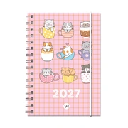 Foto de Agenda Juvenil VR Gatos para Chicas Tazas 14x21 cm 2027 
