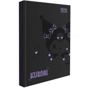 Foto de Agenda Kuromi Negro 14.5X20.5Cm Dia Por Pagina 2026 Danpex 
