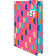 Foto de Agenda Pastel Rosa 12X16.5Cm Dia Por Pagina 2026 Danpex 