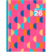 Foto de Agenda Pastel Rosa 12X16.5Cm Dia Por Pagina 2026 Danpex 