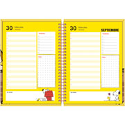 Foto de Agenda Snoopy Amarillo 13X18Cm Dia Por Pagina 2026 Danpex 