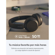 Foto de Audífonos inalámbricos Sony con bluetooth Wh-Ch520 negro 