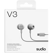 Foto de Audifonos Inear Alambrico Blanco Sudio V3 