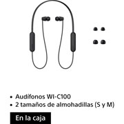 Foto de Audífonos Intrauditivos inalámbricos con bluetooth Wi-C100 negro 