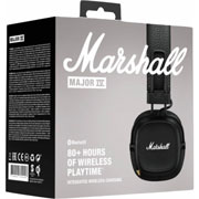 Marshall Major IV - Auriculares Bluetooth - 80 horas batería - Negro
