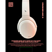 Foto de Audifonos Skullcandy Crushe Anc 2 On Ear Bluetooth Blanco 
