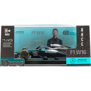 Foto de Auto Coleccionable Burago 1:43 Rf Mercedes-Amg W16 W/H 25 