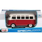 Foto de Auto Coleccionable Maisto 1:25 Se Volkswagen Van Samba Rojo 