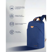 Foto de Backpack Techzone Tzlbp56W-A Ecohero 15.6 " Azul 