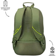 Foto de Backpack Totto Cambri Para Laptop 15 Plg Verde 