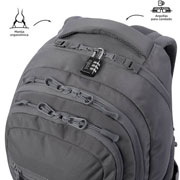 Foto de Backpack Totto Eufrates Tablet Y Pc Gris  