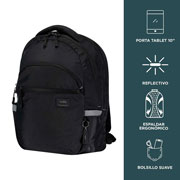 Foto de Backpack Totto Indo 15.6 Pulg Tablet Negro  