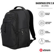 Foto de Backpack xtrem Epic 2.0 17 Pulg Negro 