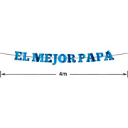 Foto de Banderin el Mejor Papa 4 m Granmark 