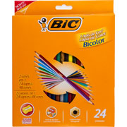 Foto de Lápices de color Bic Evolution bicolor 24 lápices 