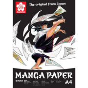 Foto de Block Bosquejo Sakura Manga 29.7X21Cm 250G 20 Hojas 