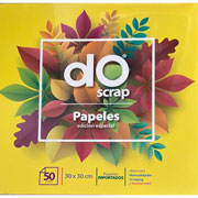 Foto de Block de papel Doscrap 30x30cm con 50 hojas